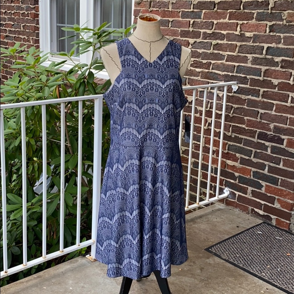 Stitch Fix blue lace dress